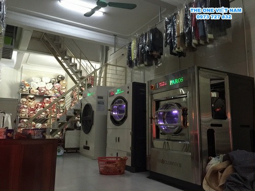Mô hình Tiệm giặt chăn công nghiệp